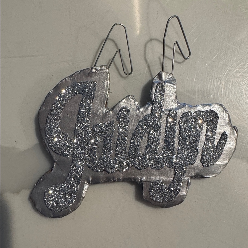 Jaidyn Alexis, Blueface’s baby mama handmade cardboard nameplate